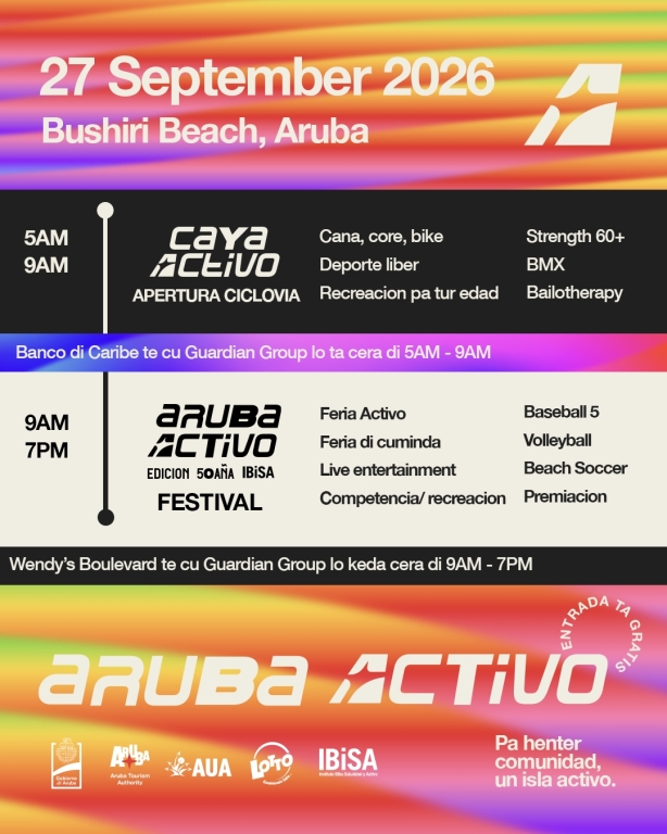 Poster Aruba Activo 2026