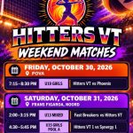 Hitters VT Weekend Matches Flyer